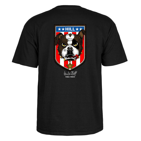 POWELL-PERALTA HILL BULLDOG T‐SHIRT BLACK 【 パウエル ペラルタ ヒル ブルドッグ Tシャツ ブラック 】