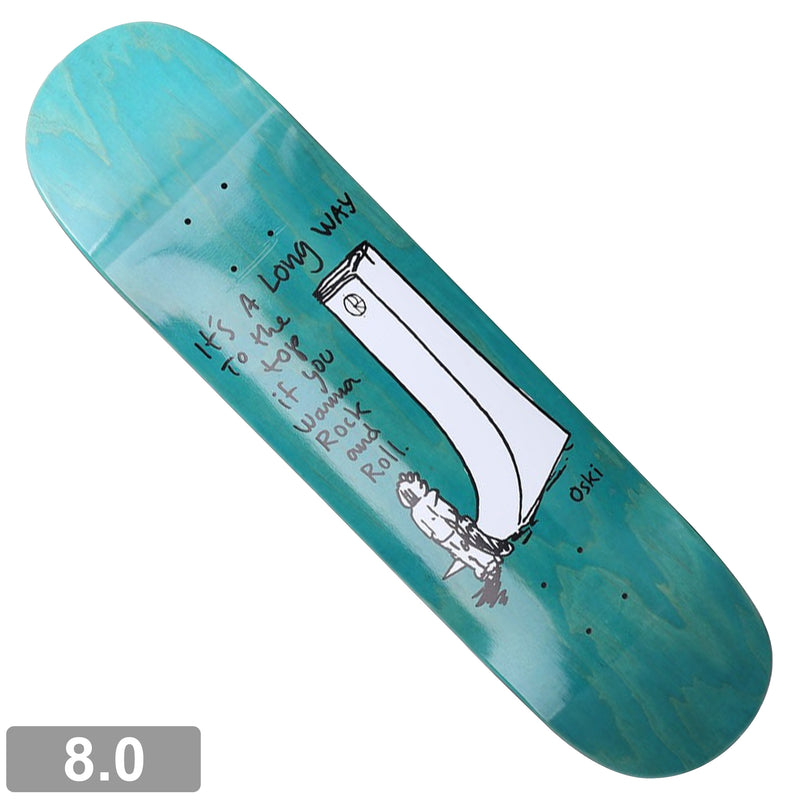 POLAR SKATE CO. OSKI ROCK AND ROLL DECK 8.0 【 ポーラー オスキー ロック アンド ロール デッキ 】