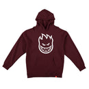 SPITFIRE BIGHEAD FILL HOODIE MAROON / WHITE 【 スピットファイア ビッグヘッド フーディー マルーン / ホワイト 】