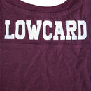 LOWCARD ROMPERS BURGUNDY 【 ローカード ロンパース バーガンディ 】