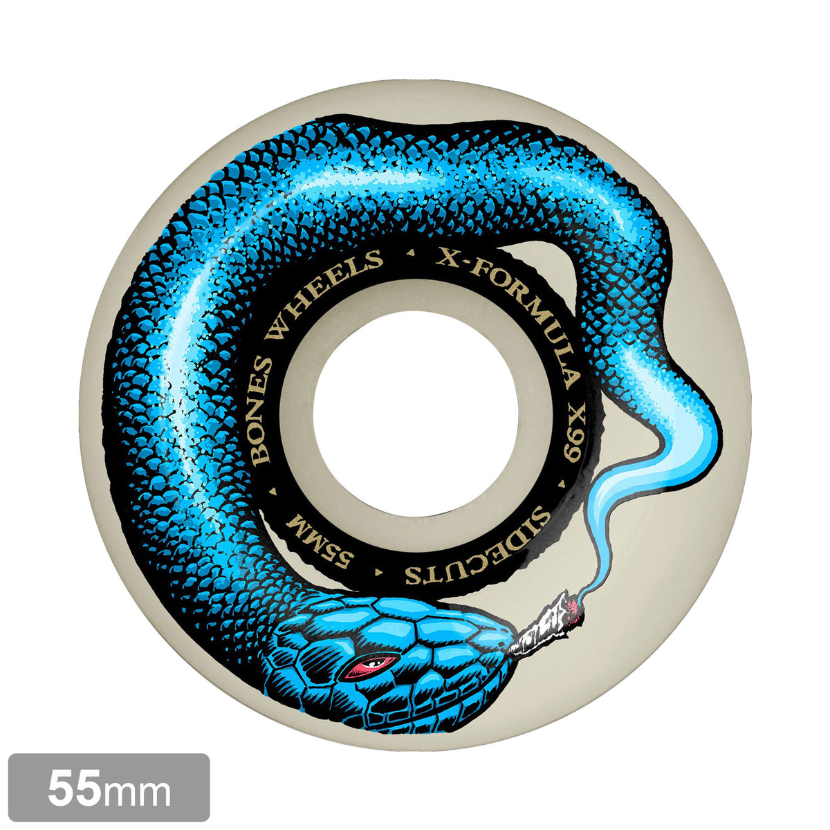 BONES X-FORMULA V5 SMOKIN SNAKE WHEEL 55mm 99A 【 ボーンズ X