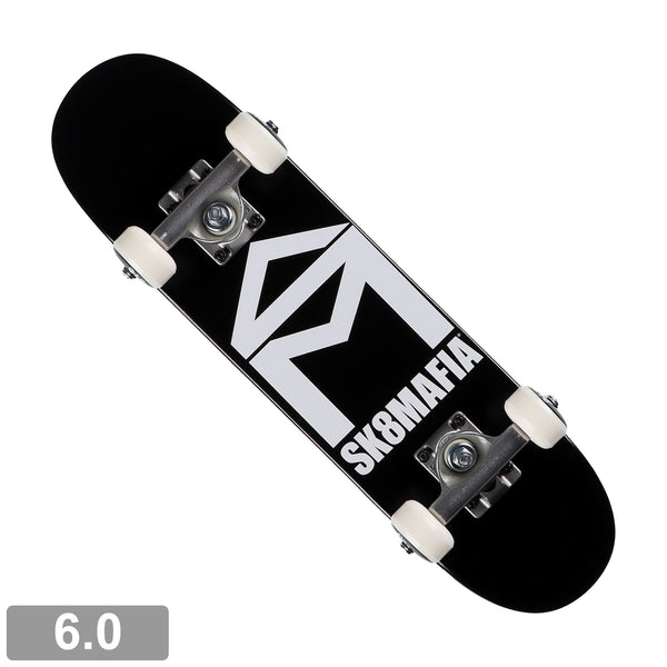 SK8MAFIA HOUSE LOGO MICRO COMPLETE 6.0 BLACK【 スケートマフィア
