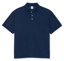 POLAR SKATE CO. SURF POLO SHIRT DOTS DARK BLUE【 ポーラー スケート サーフ ポロシャツ ドット   ダークブルー  】