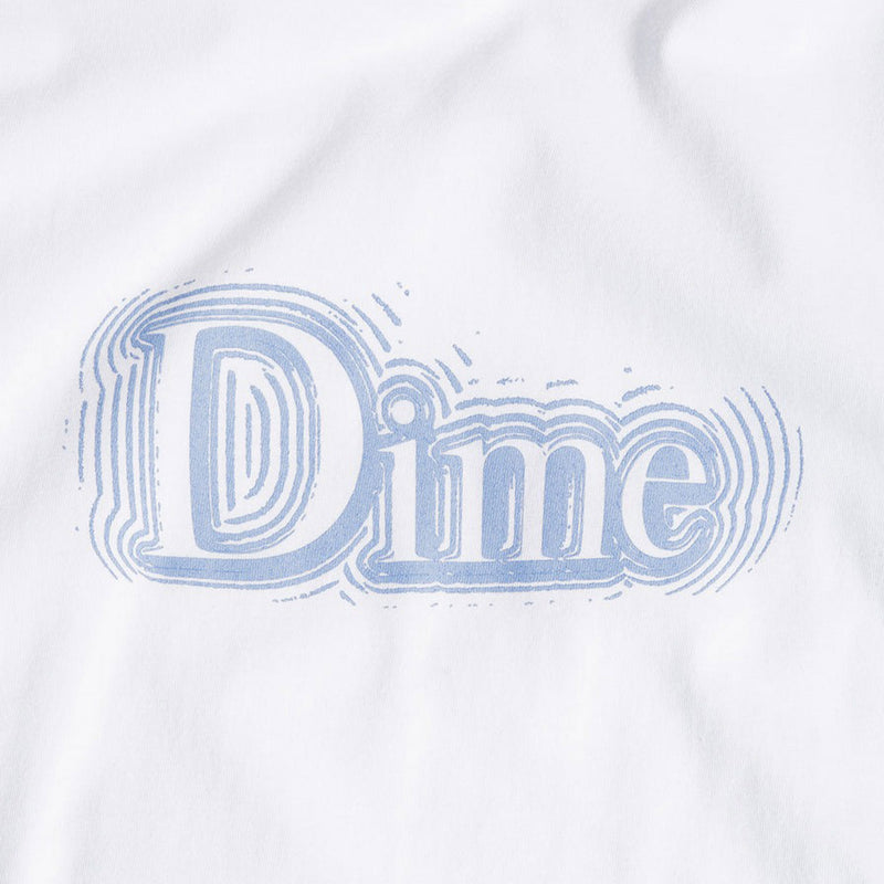 DIME CLASSIC NOIZE T‐SHIRT WHITE 【 ダイム クラシック ノイズ Tシャツ ホワイト 】