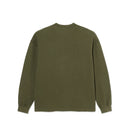 POLAR SKATE CO. REVERSED SWEATER ARMY GREEN 【 ポーラー スケート リバースド セーター ヘザー アーミー グリーン 】