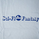 SCI-FI FANTASY DESK LOGO TEE BLUE 【 サイファイ ファンタジー デスク ロゴ Tシャツ ブルー 】
