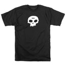 ZERO SINGLE SKULL T-SHIRTS BLACK / WHITE 【 ゼロ シングル スカル Tシャツ ブラック / ホワイト 】