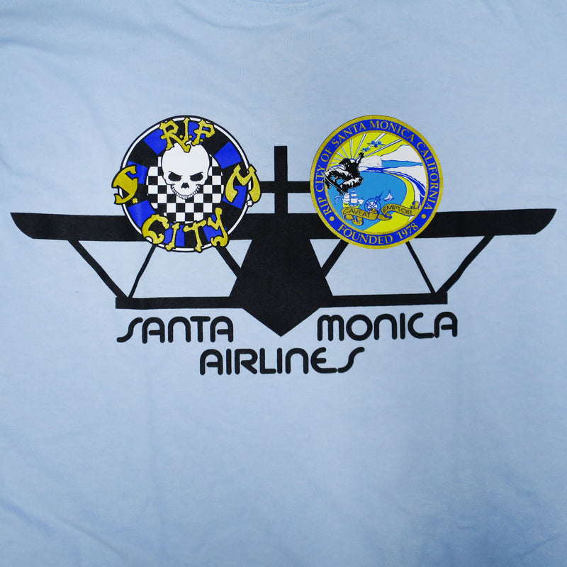RIP CITY × SMA OG LOGO L/S T-SHIRT SKY BLUE 【 リップ シティ × SMA クラシック OG ロゴ スカイ ブルー 長袖 】
