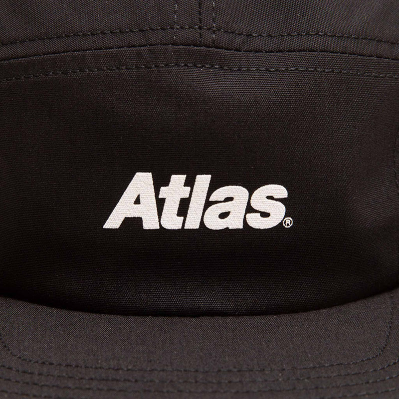 ATLAS LOGO 5 PANEL HAT BLACK 【 アトラス ロゴ 5 パネル ハット ブラック 】