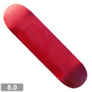 BLANK DECK 8.0 インチ RED 【 高品質 ブランク デッキ スケートボード レッド 】