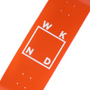 WKND WHITE LOGO DECK 8.125 ORENGE 【 ウィークエンド ホワイト ロゴ デッキ オレンジ 】