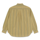 POLAR SKATE CO. BEN L/S SHIRT GREEN STRIPE 【 ポーラー ベン ロングスリーブ シャツ グリーン ストライプ 】