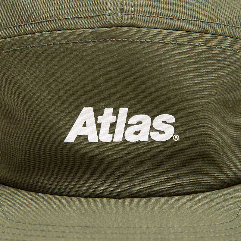 ATLAS LOGO ５ PANEL HAT OLIVE 【 アトラス ロゴ 5 パネル キャップ オリーブ 】