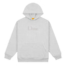 DIME CLASSIC CHENILLE LOGO HOODED SWEATSHIRT HEATHER GREY 【 ダイム クラシック シェニール ロゴ フーディー スウェットシャツ ヘザー グレー 】