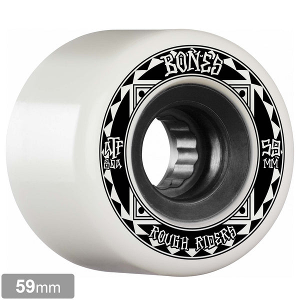 BONES ATF ROUGH RIDERS RUNNERS WHITE 59mm 80A 【 ボーンズ ATF ラフ