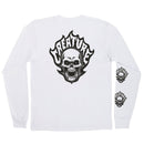 CREATURE BONEHEAD FLAME L/S T-SHIRTS WHITE【 クリーチャー ボーンヘッド フレーム ブラック 長袖 】