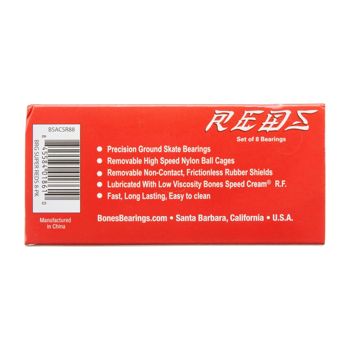 BONES SUPER REDS BEARING 【 ボーンズ スーパーレッズ ベアリング 】