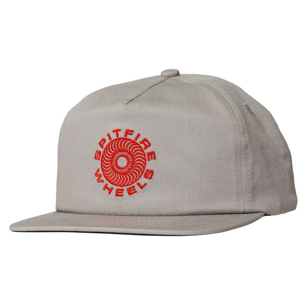 SPITFIRE CLASSIC 87 SWIRL SNAPBACK SILVER / RED