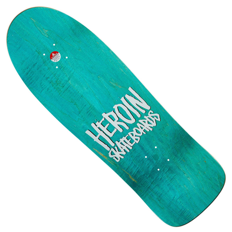 HEROIN CURB CRUSHER XL BARF DECK 10.25 【 ヘロイン カーブ クラッシャー XL バーフ デッキ 】