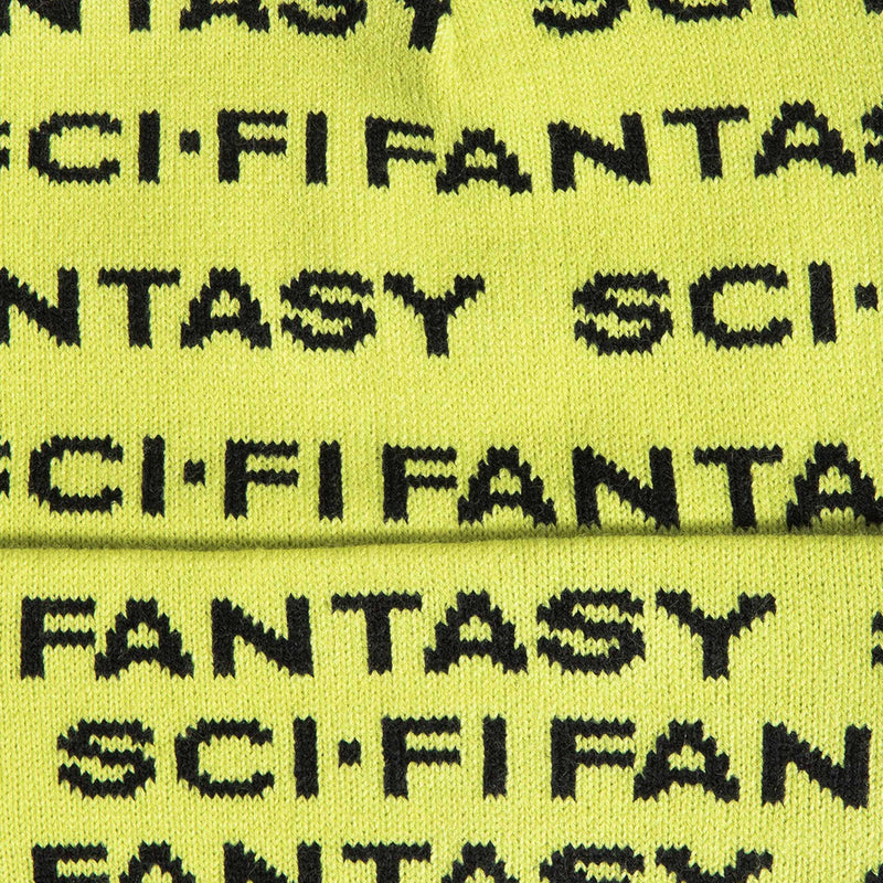 SCI-FI FANTASY REPEAT LOGO BEANIE GREEN 【 サイファイ ファンタジー リピート ロゴ ビーニー グリーン 】