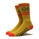 KROOKED EYES SOCKS GOLD / RED / BLACK 【 クルキッド アイズ ソックス 】