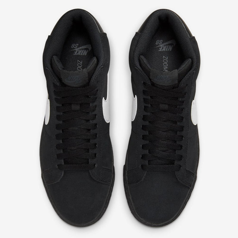 NIKE SB ZOOM BLAZER MID BLACK WHITE【 ナイキエスビー ズーム ブレザー ミッド ブラック ホワイト  シューズ 】
