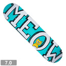 MEOW LOGO DECK 7.0 TEAL【 ミャオ ロゴ デッキ ティール 】