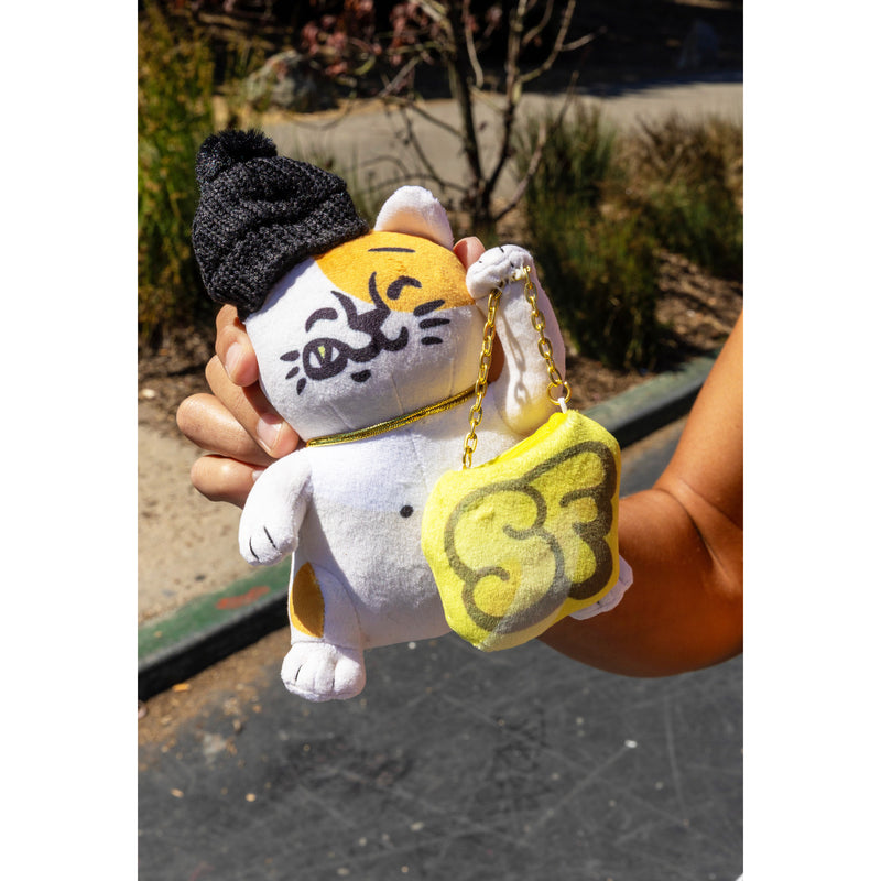 CHICO STIX NICO HIRAGA MENEKI NEKO DECK & PLUSHIE 8.25 【 チコ スティックス ニコ ヒラガ マネキ ネコ デッキ ＆ プラシー 】