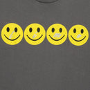 LIMOSINE GLITTE SMILE TEE CHARCOAL 【 リモジン グリッター スマイル Tシャツ チャコール 】