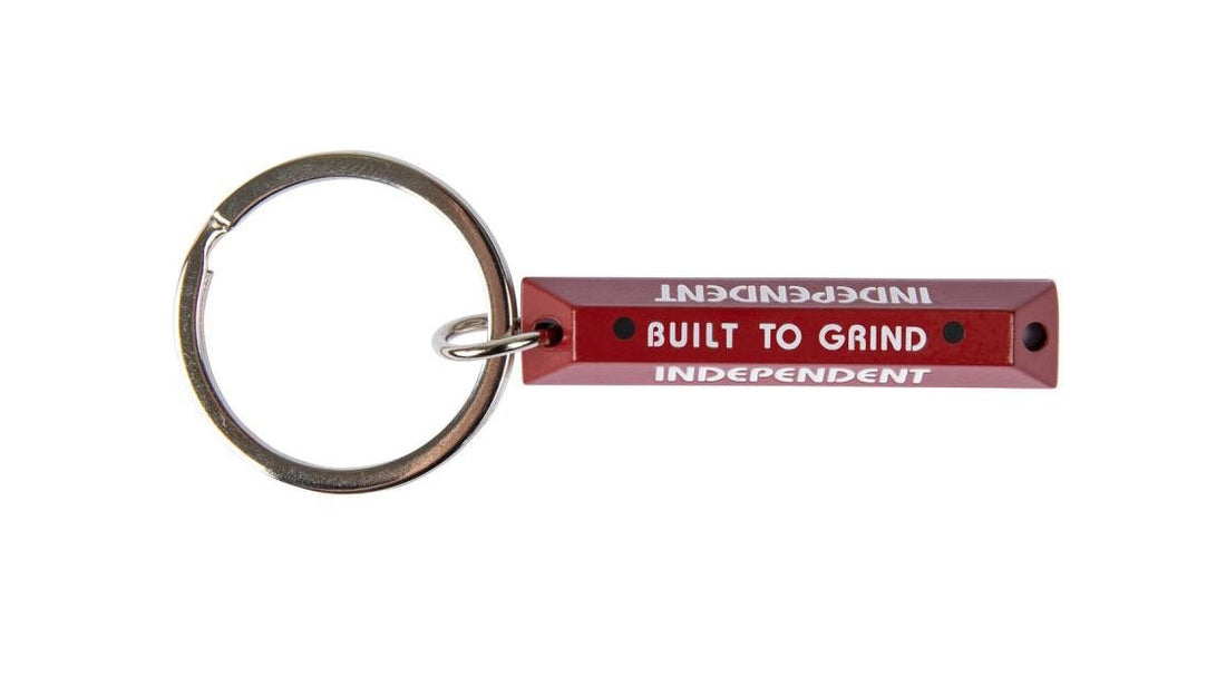 INDEPENDENT RED CURB KEY CHAIN【 インデペンデント レッド カーブ