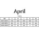 APRIL FULL CIRCLE TEE - WHITE 【 エイプリル フルサークル Tシャツ ホワイト 】