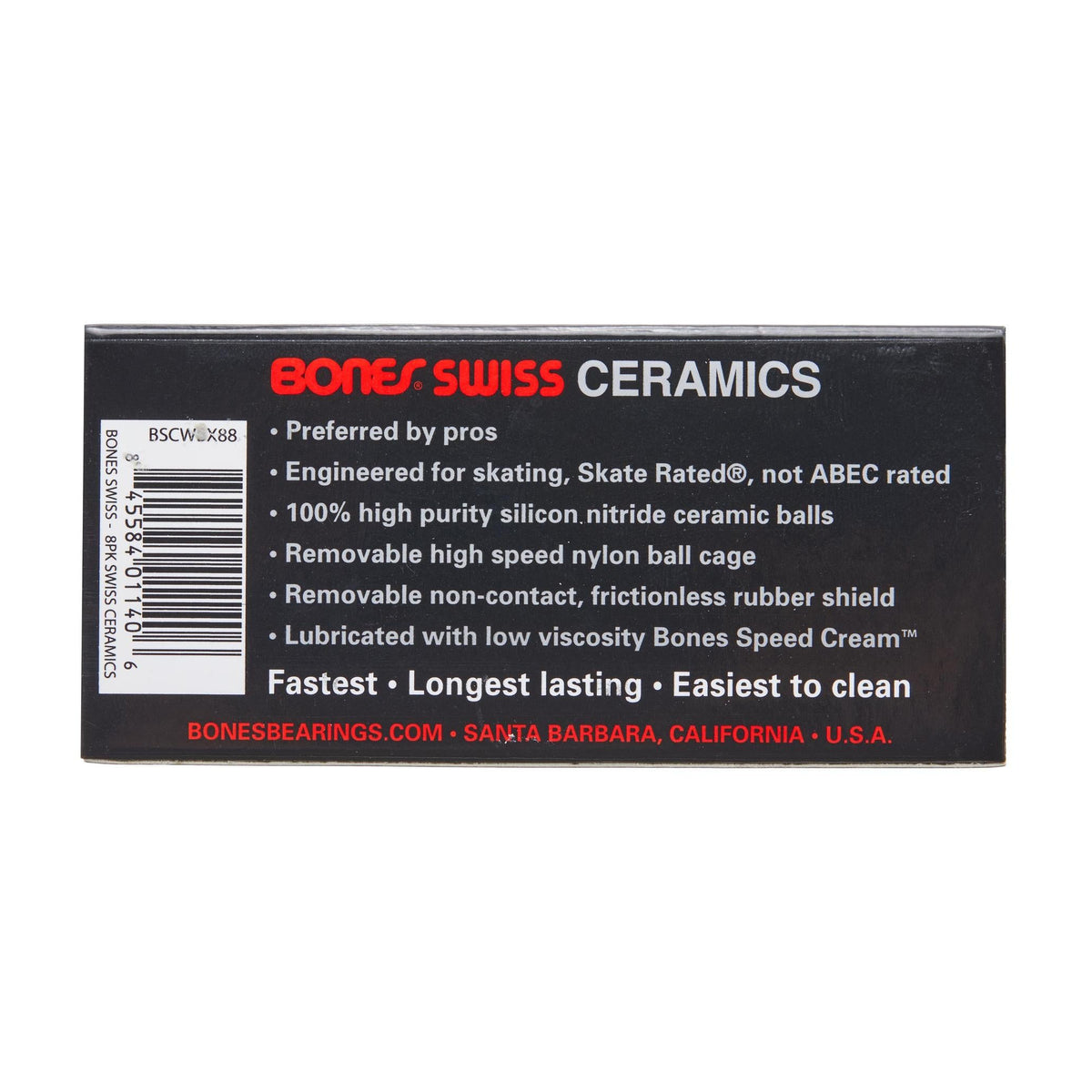 BONES SWISS CERAMIC BEARING 【 ボーンズ スイス セラミック