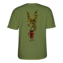 POWELL-PERALTA ANDY ANDERSON HYDRANT YOUTH MILITARY GREEN T-SHIRTS 【 子供用 パウエル ペラルタ アンディー・アンダソン ハイドラント Tシャツ ミリタリー グリーン キッズ 】