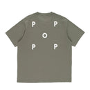 POP TRADING COMPANY POP LOGO AGAVE GREEN【 ポップ ロゴ Tシャツ アガベ グリーン 】