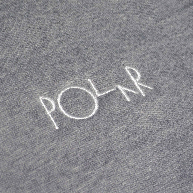 POLAR SKATE CO. DEFAULT CREWNECK HEATHER GREY 【 ポーラー スケート デフォルト クルーネック ヘザー グレー】