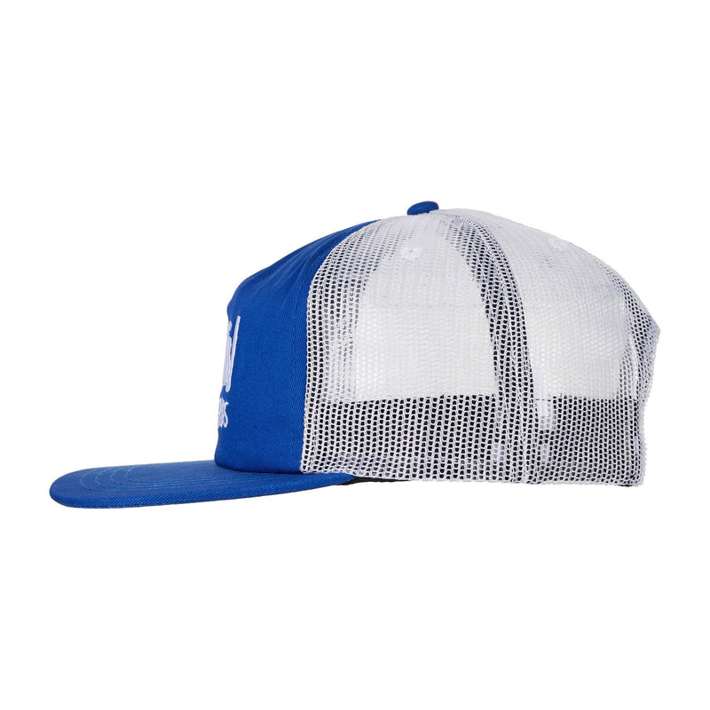 HEROIN MARKER TRUCKER HAT ROYAL BLUE【 ヘロイン マーカー トラッカー ハット ロイヤル ブルー 】