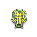 DOGTOWN CROSS LOGO COLOR ENAMEL PIN GREEN 【 ドッグタウン クロス ロゴ カラー エナメル ピン グリーン 】