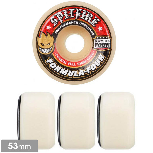 SPITFIRE FORMULA FOUR CONICAL FULL 101A 53mm 【 スピットファイア F4 コニカル フル ウィール 】