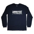 DC X SABOTAGE LONG SLEEVE T SHIRT NAVY / WHITE 【 ディーシー x サボタージュ ロング スリーブ Tシャツ ネイビー / ホワイト 長袖 】