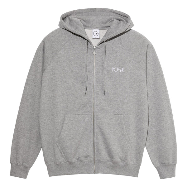 POLAR SKATE CO. ED ZIP HOODIE GREY【 ポーラー エド ジップ パーカー  グレー 】