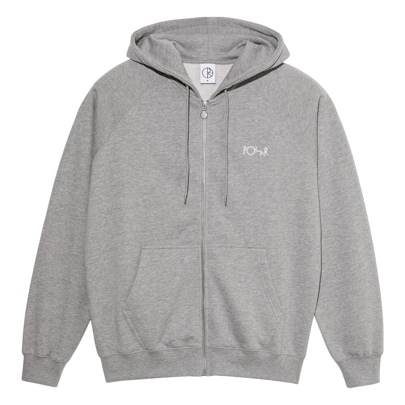 POLAR SKATE CO. ED ZIP HOODIE GREY【 ポーラー エド ジップ パーカー  グレー 】