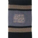 ANTI HERO BLACKHERO OUTLINE EMB SOCKS BLACK/BRONZ 【 アンタイヒーロー ブラックヒーロー アウトライン エンブレム ソックス ブラック ブロンズ 】