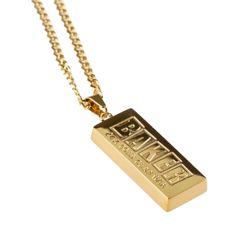 BAKER CURB WAX NECKLACE GOLD【 ベイカー カーブ ワックス ネックレス ゴールド 】