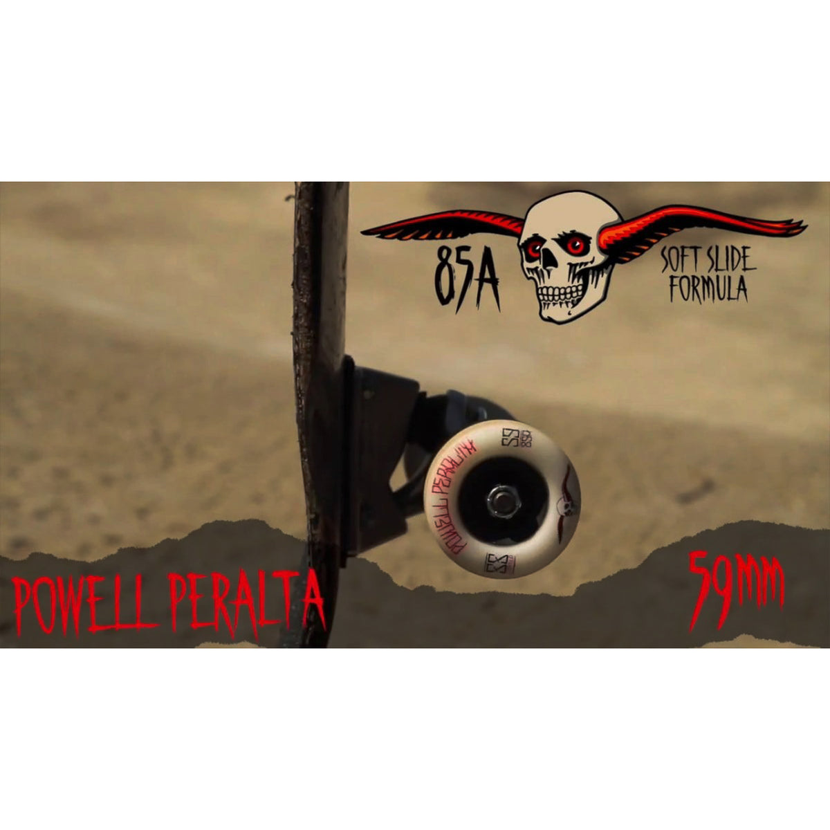 POWELL-PERALTA G-SLIDES WHITE 85A 59mm 【 パウエル ペラルタ