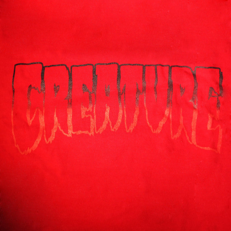 CREATURE LOGO OUTLINE T-SHIRT CARDINAL 【 クリーチャー ロゴ アウトライン Tシャツ カーディナル 】