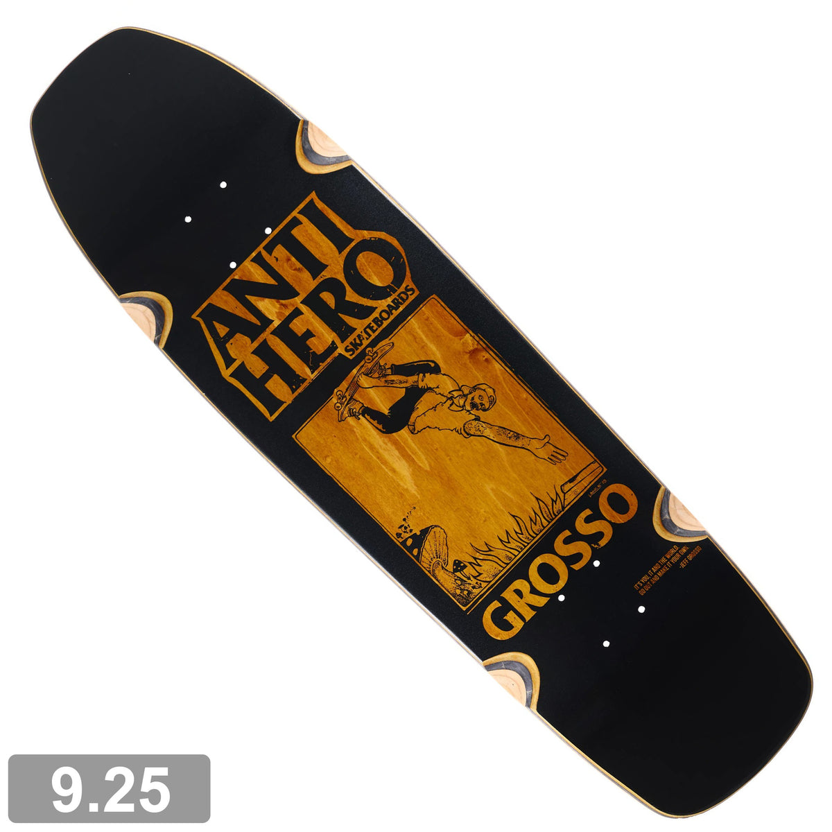 ANTI HERO / Jeff grosso / アンタイヒーロー SKATE ANTI HERO GROSSO HANDPLANT SSD 25 DECK 9.25 【 アンタイ