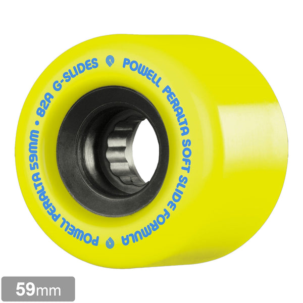 POWELL-PERALTA G-SLIDES YELLOW 85A 59mm 【 パウエル ペラルタ ジースライド イエロー ウィール 】