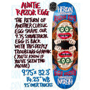 HEROIN AUNTIE RAZOREGG DECK 9.75 GOLD 【 ヘロイン アンティー レーザー エッグ デッキ ゴールド 】