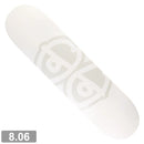 KROOKED TEAM EYES DECK 8.06 WHITE DIPPED 【 クルキッド チーム アイズ デッキ ホワイト ディップ 】