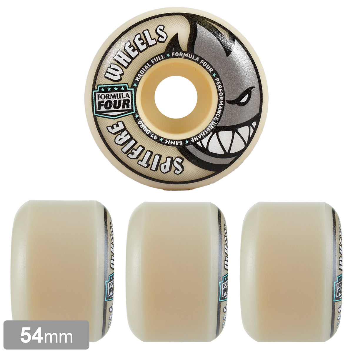 スケートボード SPITFIRE (F4) RADIAL FULL 97DURO 54mm SPITFIRE FORMULA FOUR RADIAL FULL 97DURO 54mm 【 スピット